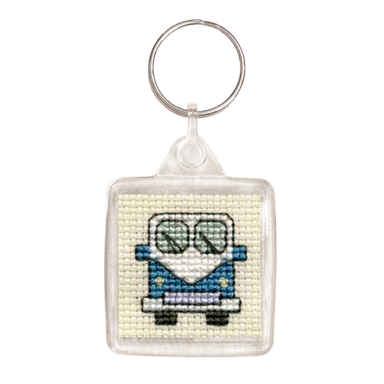 Campervan Keyring Cross Stitch Kit Stitchtastic