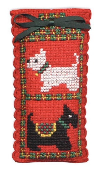 Picture of Scotties & Westies Lavender Sachet Cross Stitch Kit
