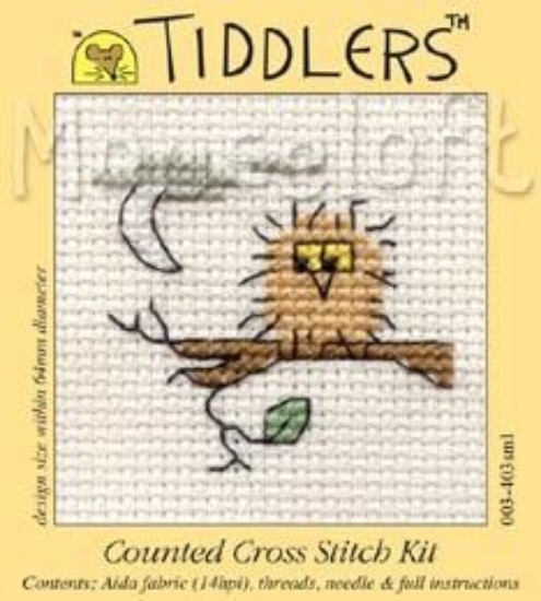 Picture of Mouseloft  "Owl" Tiddlers Cross Stitch Kit
