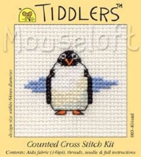 Picture of Mouseloft "Penguin" Tiddlers Cross Stitch Kit
