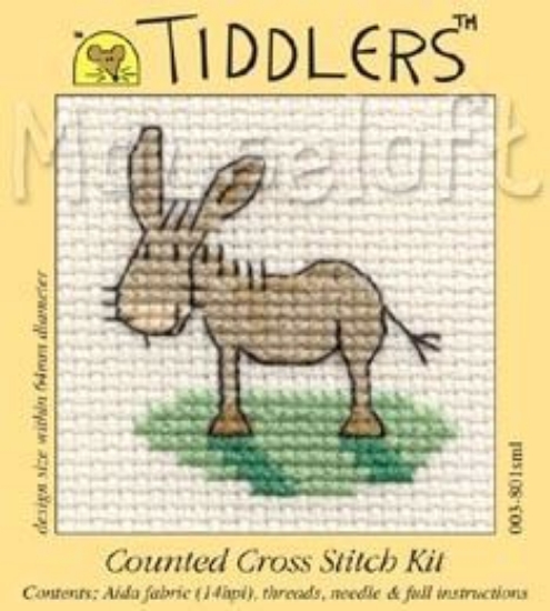 Picture of Mouseloft "Donkey" Tiddlers Cross Stitch Kit