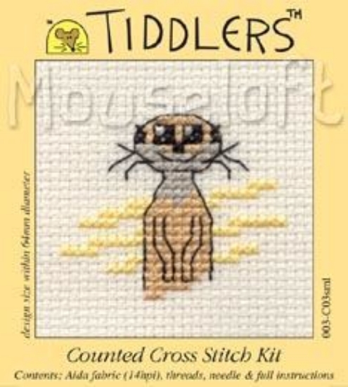 Picture of Mouseloft "Meerkat" Tiddlers Cross Stitch Kit