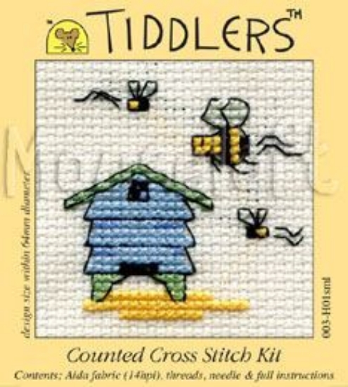 Picture of Mouseloft "Beehive" Tiddlers Cross Stitch Kit