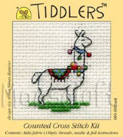 Picture of Mouseloft "Llama" Tiddlers Cross Stitch Kit