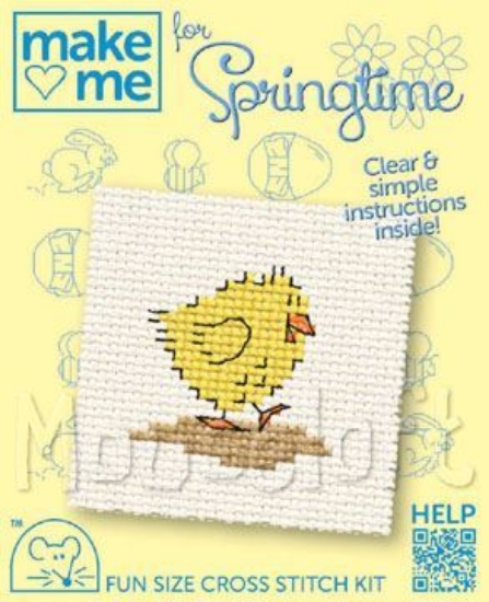 Picture of Mouseloft "Chick" Make Me for Springtime Cross Stitch Kit