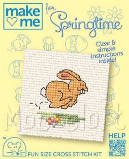 Picture of Mouseloft "Bunny" Make Me for Springtime Cross Stitch Kit