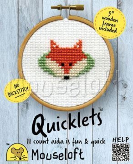 Picture of Mouseloft "Fox" Quicklets Cross Stitch Kit