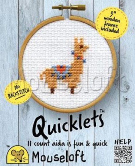 Picture of Mouseloft "Llama" Quicklets Cross Stitch Kit