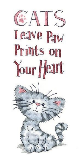 Picture of Cats Paw Prints - 14ct Aida Cross Stitch Kit