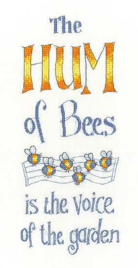 Picture of The Hum of Bees - 14ct Aida Cross Stitch Kit