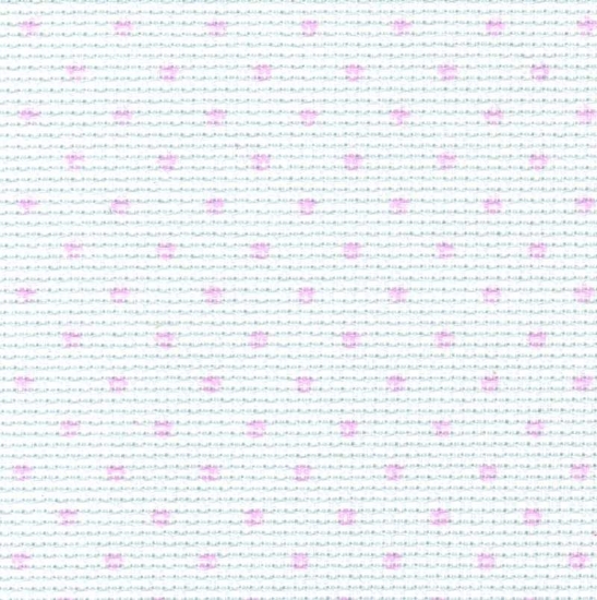 Picture of Zweigart Pink Dots Motif 14 Count Aida (4229)