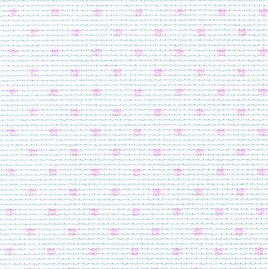 Picture of Zweigart Pink Dots Motif 14 Count Aida (4229)