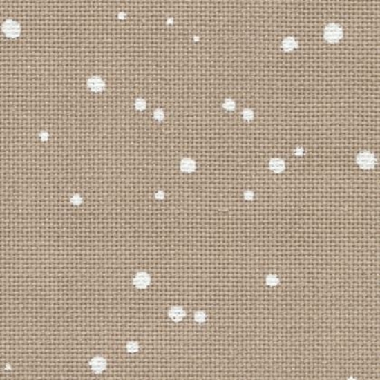Picture of Zweigart Taupe with Light Splash 25 Count Lugana Cotton Evenweave (7449)