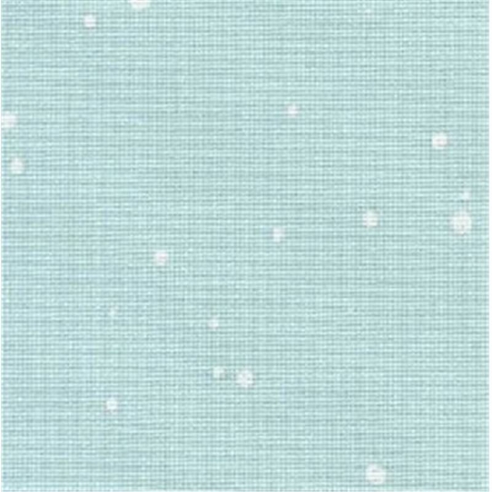 Picture of Zweigart Turquoise with White Splash 32 Count Murano Cotton Evenweave (5429)