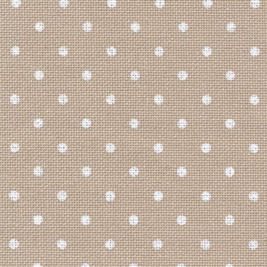 Picture of Zweigart Reed Green Dots Petit Point 32 Count Murano Cotton Evenweave (7309)