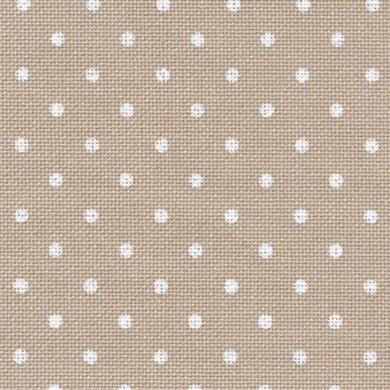 Picture of Zweigart Reed Green Dots Petit Point 32 Count Murano Cotton Evenweave (7309)