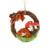 Picture of Autumn Fox Wreath Needle Felting Kit