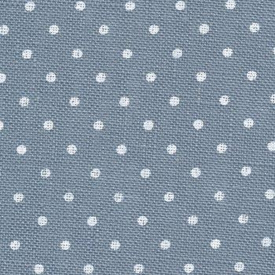 Picture of Zweigart Blue Dots Petit Point 32 Count Belfast Linen Evenweave (5269)