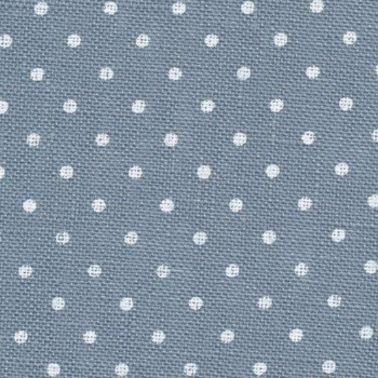 Picture of Zweigart Blue Dots Petit Point 32 Count Belfast Linen Evenweave (5269)