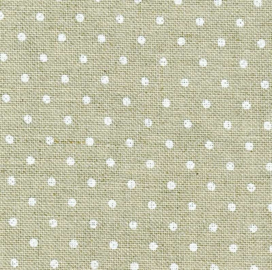 Picture of Zweigart Petit Point Natural/White Dot 32 Count Belfast Linen Evenweave (5379)