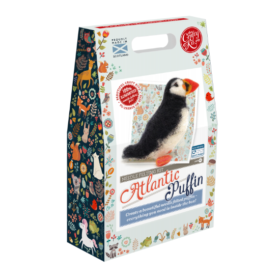 Picture of Atlantic Puffin Needle Felting Kit