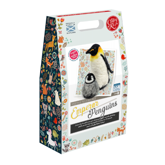 Picture of Emperor Penguins Needle Felting Kit