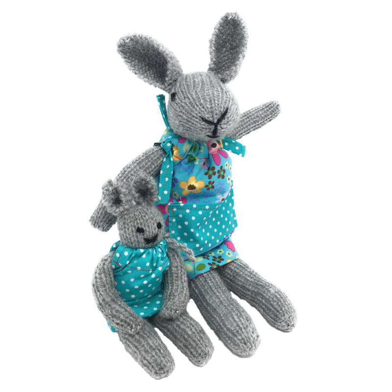 Knit Your Own Bunnies Kit Stitchtastic