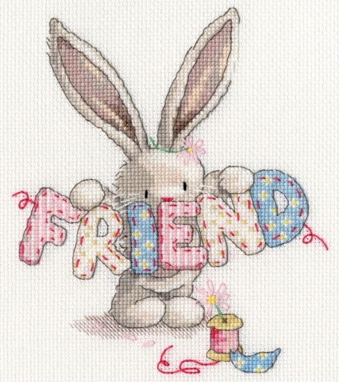 Picture of Bebunni - Friend Cross Stitch Kit by Bothy Threads