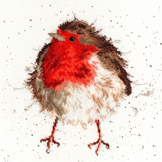 Picture of Hannah Dale - Jolly Robin Cross Stitch Kit by Bothy Threads