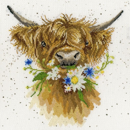 Picture of Hannah Dale - Daisy Coo Cross Stitch Kit by Bothy Threads