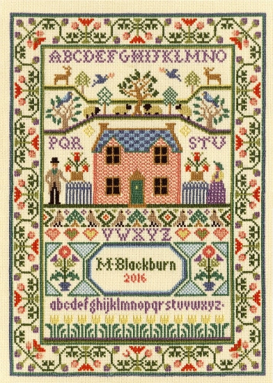 Picture of Moira Blackburn - Country Cottage Cross Stitch Kit by Bothy Threads