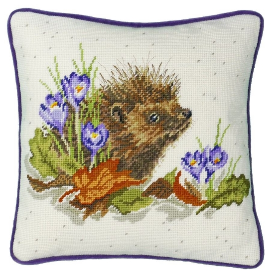 Picture of Hannah Dale Tapestry Cushion - New Beginnings Tapestry by Bothy Threads