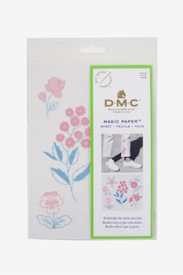 Picture of DMC Flower Collection Embroidery Magic Paper