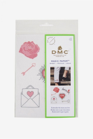 Picture of DMC Heart Love Collection Embroidery Magic Paper