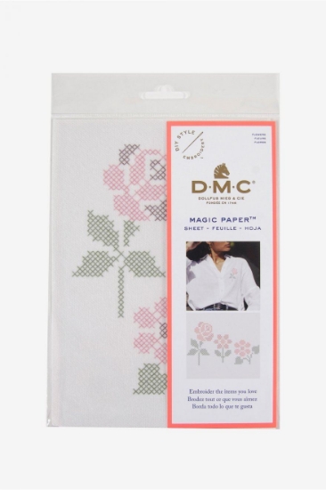 Picture of DMC Flowers Collection Cross Stitch Magic Paper