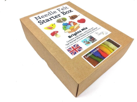 Picture of Needle Felting Brights Starter Box