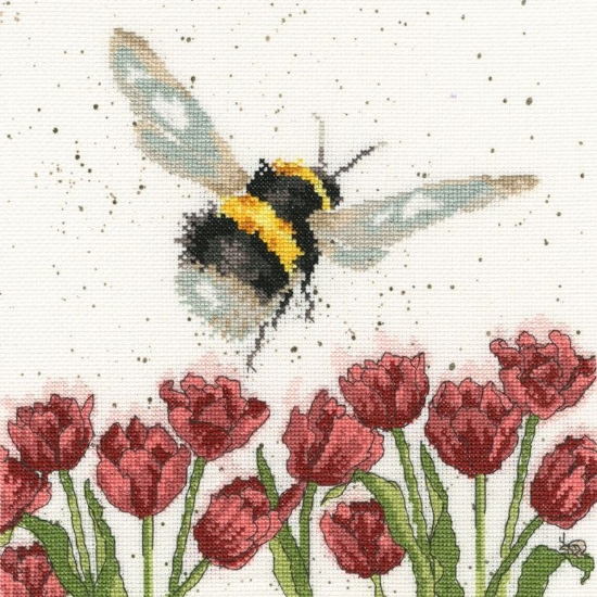 Picture of Hannah Dale - Flight of the Bumble Bee Cross Stitch Kit by Bothy Threads