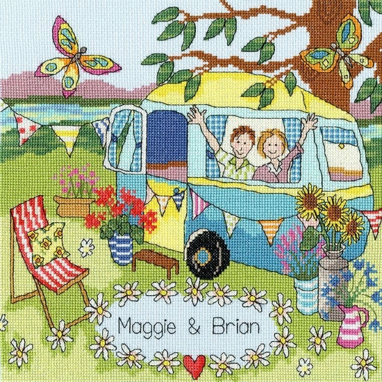 Picture of Julia Rigby - Our Caravan Cross Stitch Kit by Bothy Threads