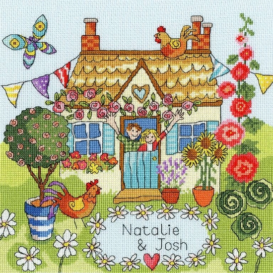 Picture of Julia Rigby - Our House Cross Stitch Kit by Bothy Threads