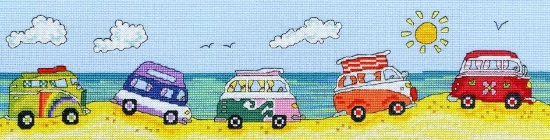 Picture of Julia Rigby - VW Fun Cross Stitch Kit by Bothy Threads