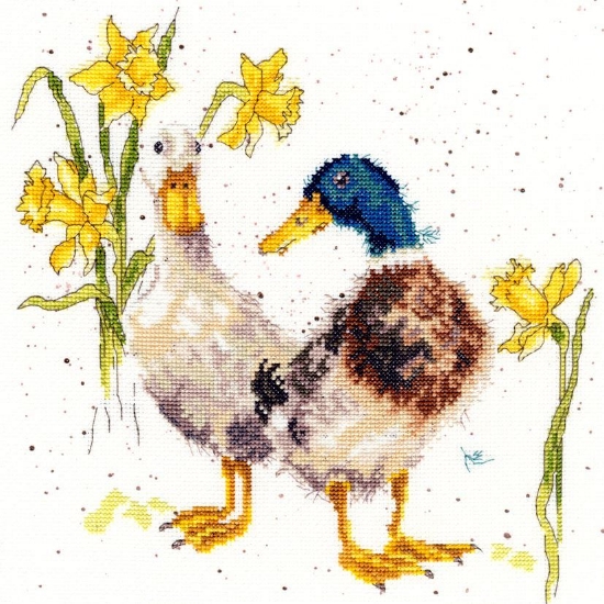 Picture of Hannah Dale - Ducks and Daffs Cross Stitch Kit by Bothy Threads