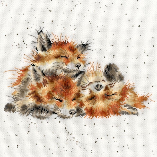 Picture of Hannah Dale - Afternoon Nap Cross Stitch Kit by Bothy Threads