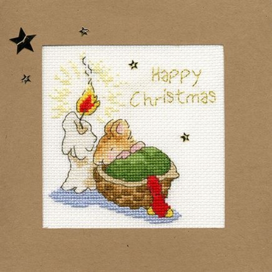 Picture of First Christmas - Christmas Card Cross Stitch Kit by Bothy Threads