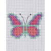 Picture of Butterfly Greetings Card Cross Stitch