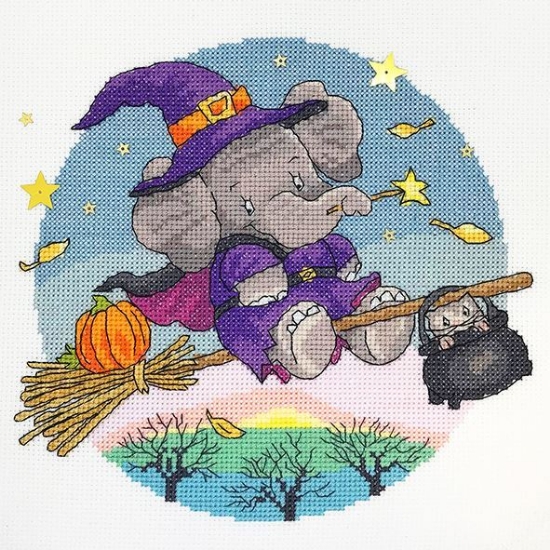 Picture of Elly - Hallow Elly Cross Stitch Kit by Bothy Threads