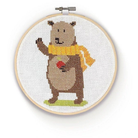 Picture of Bear Cross Stitch Kit