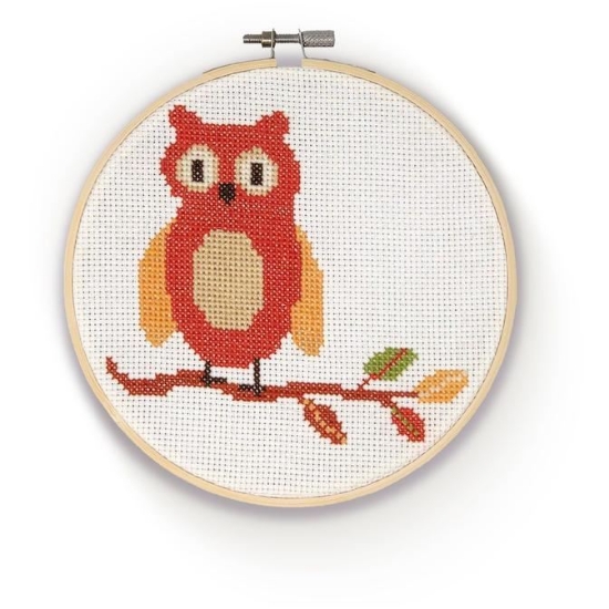 Picture of Owl Cross Stitch Kit