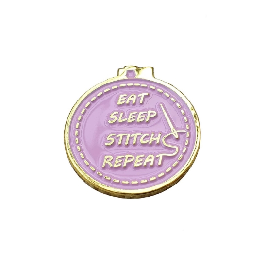 Picture of "Eat Sleep Stitch Repeat" Needle Minder