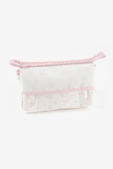 Picture of DMC Pink Toiletry Bag Baby Stars