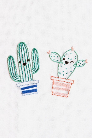 Picture of DMC Smiling Cactus Embroidery Kit